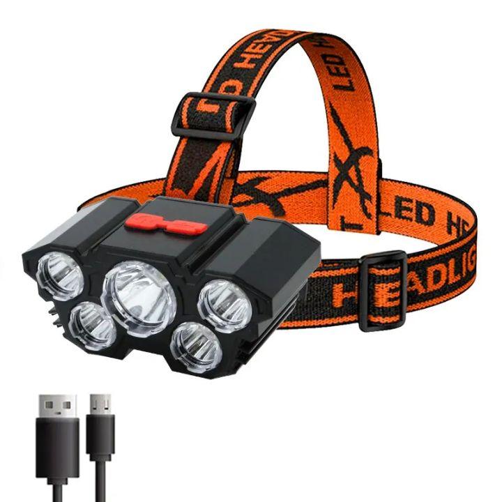5 Led Rechargeable Headlamp  3